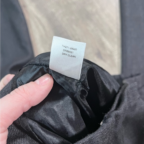 Vintage Pendleton Virgin Wool Charcoal Pleated Trousers size 8 - Picture 3 of 8